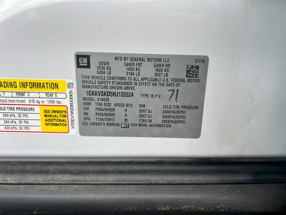 2017 GMC Acadia Limited Limited