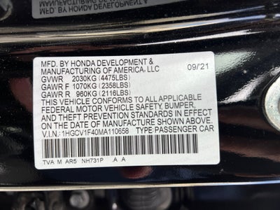 2021 Honda Accord Sport Special Edition