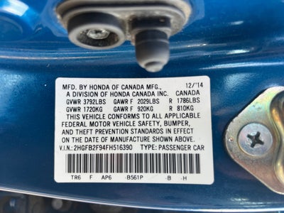 2015 Honda Civic EX-L