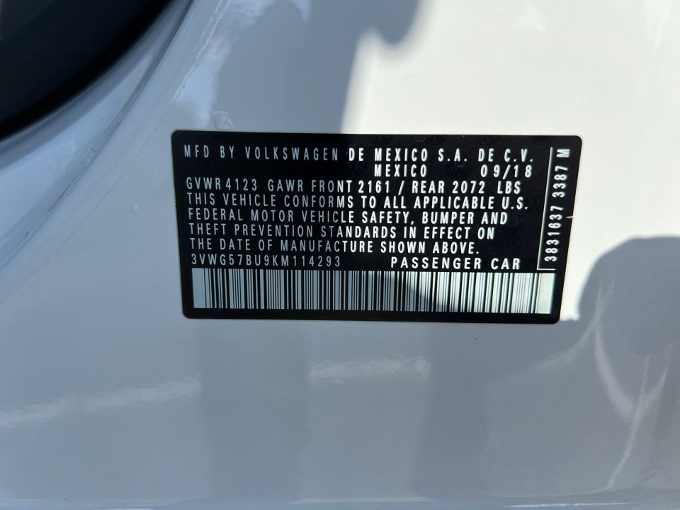 2019 Volkswagen Jetta 1.4T SEL Premium