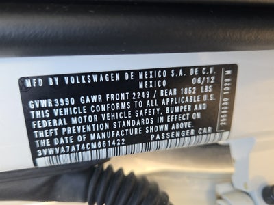 2012 Volkswagen Beetle 2.0T Turbo w/Sound/Nav PZEV