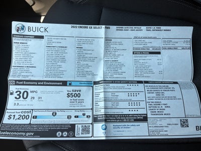 2022 Buick Encore GX FWD Select