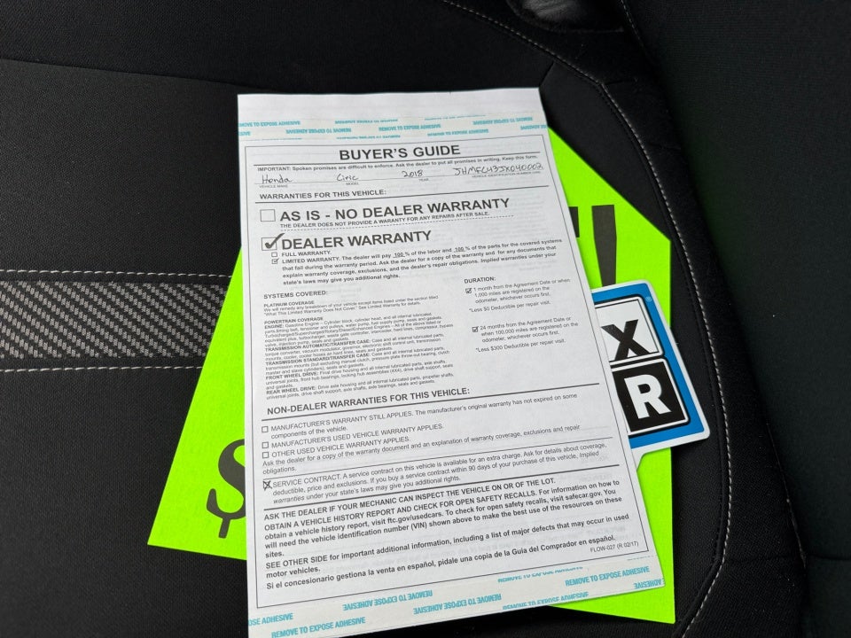 2018 Honda Civic EX-T