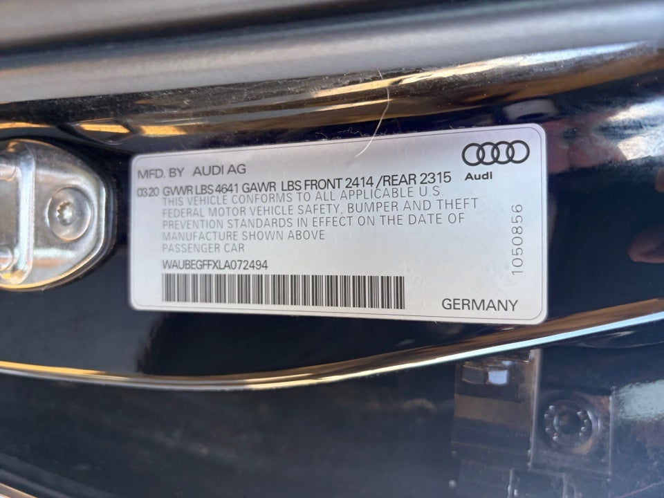 2020 Audi A3 Premium 45 TFSI S line quattro S tronic