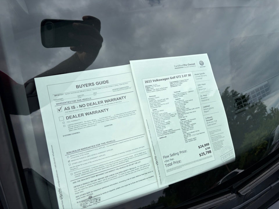 2022 Volkswagen Golf GTI SE