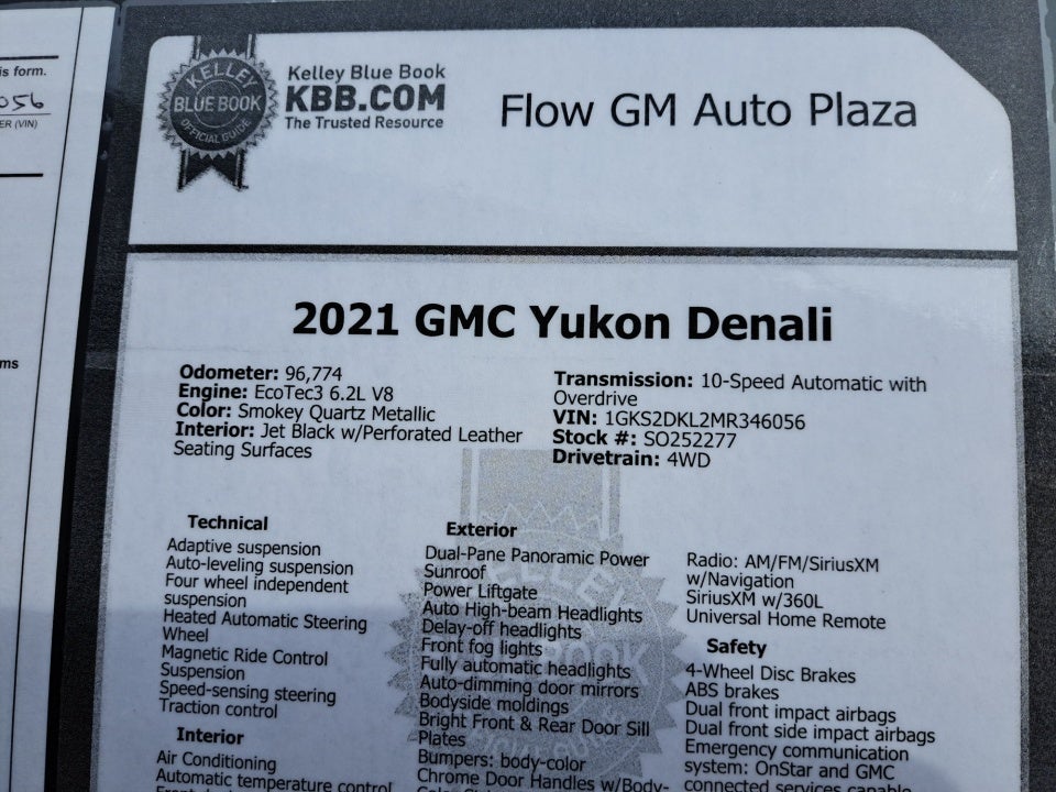 2021 GMC Yukon 4WD Denali