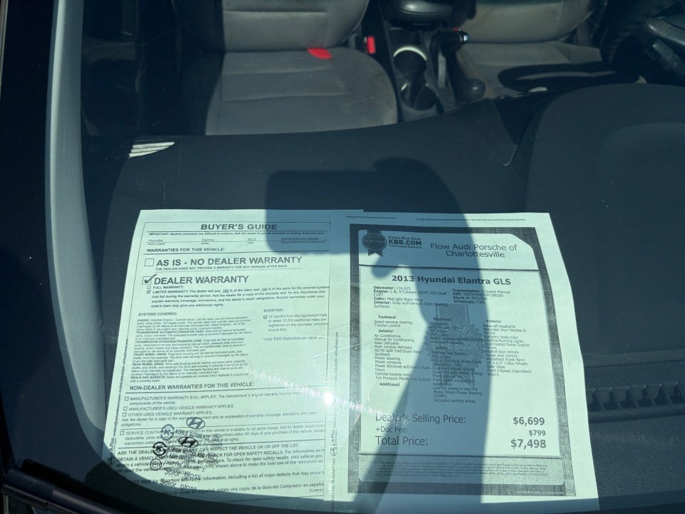 2013 Hyundai Elantra GLS