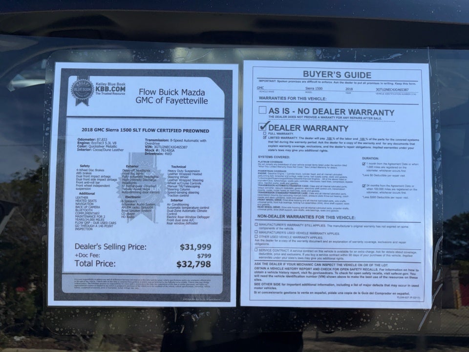 2018 GMC Sierra 1500 SLT