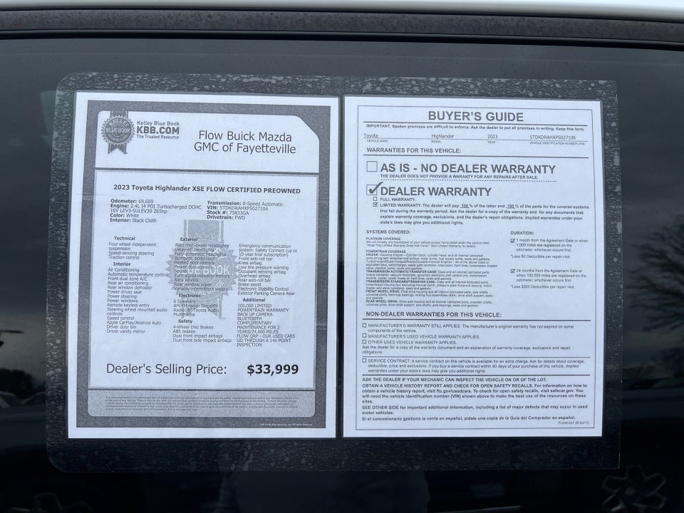 2023 Toyota Highlander XSE