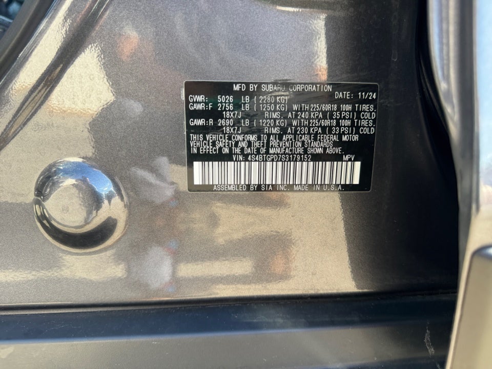 2025 Subaru Outback Touring XT