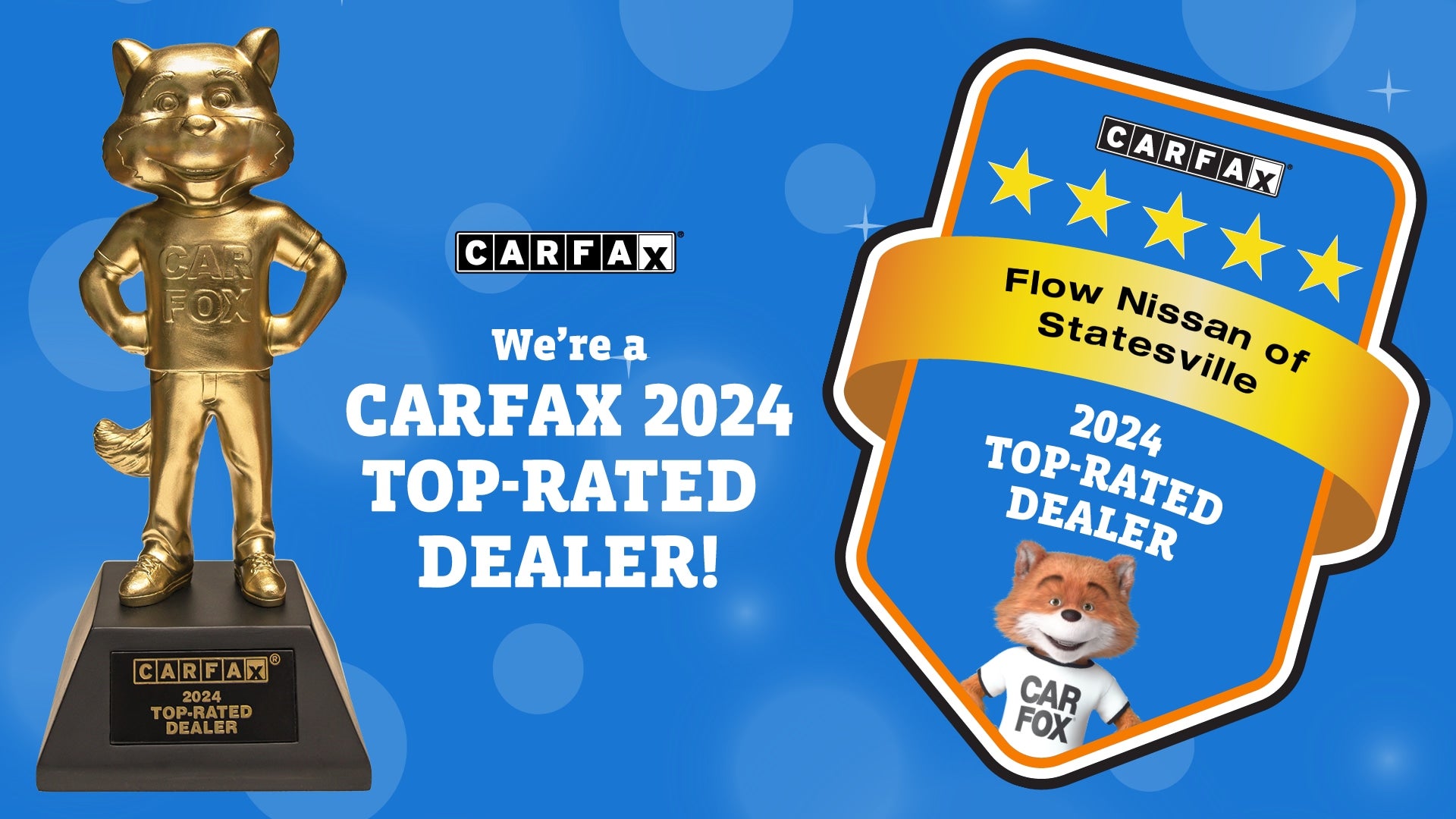 carfax award Flow Nissan of Statesville in Statesville NC