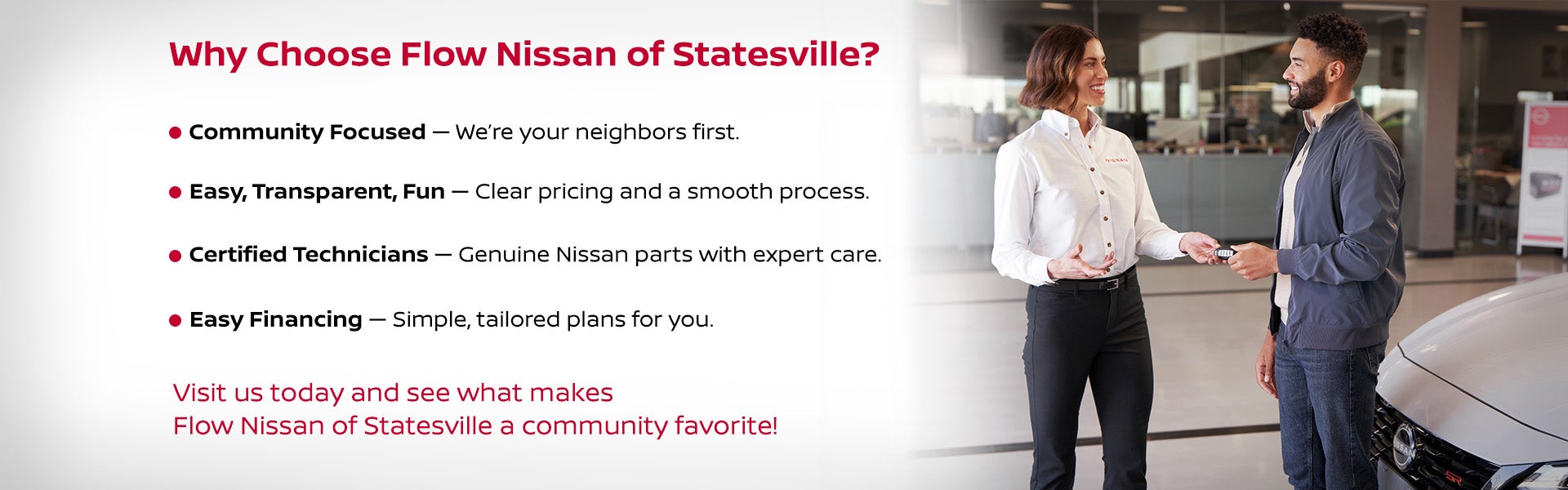 Why choose Flow Nissan of Statesville