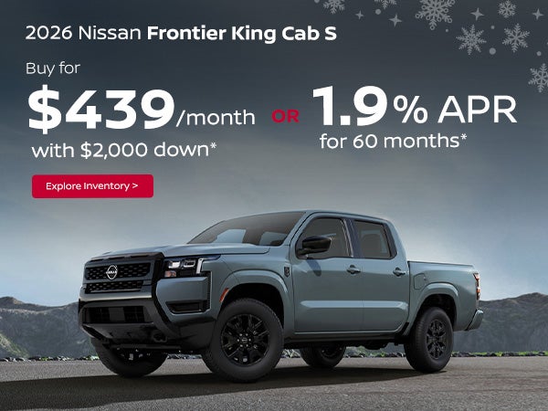 2026 Nissan Frontier King Cab S