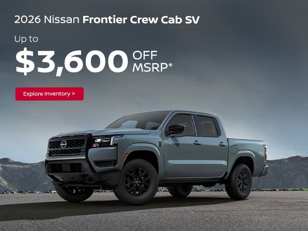 2026 Nissan Frontier Crew Cab SV