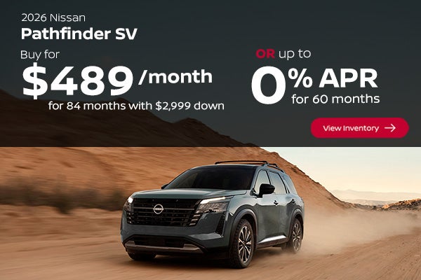2026 Nissan Pathfinder SV
