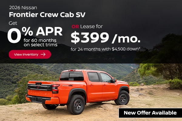 2026 Nissan Frontier