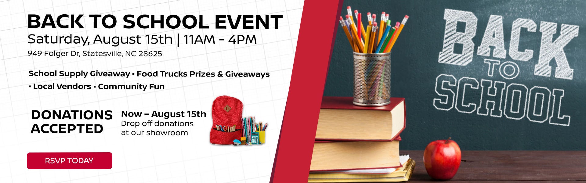 Back to School Event