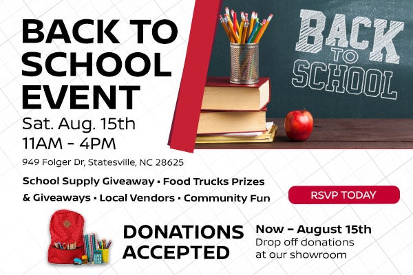 Back to School Event