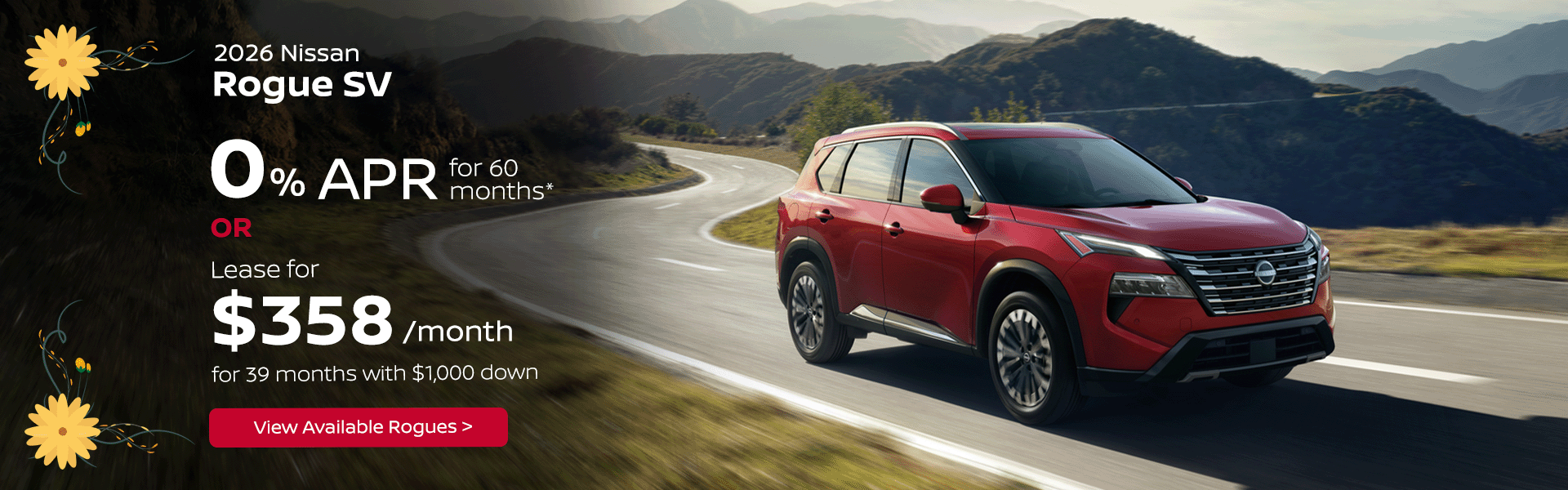 2026 Nissan Rogue SV Offer