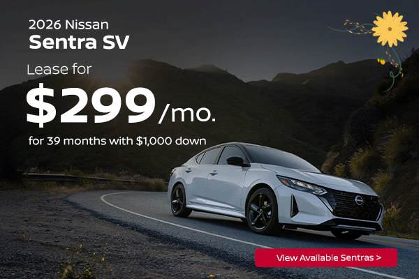 2026 Nissan Sentra SV Lease Offer