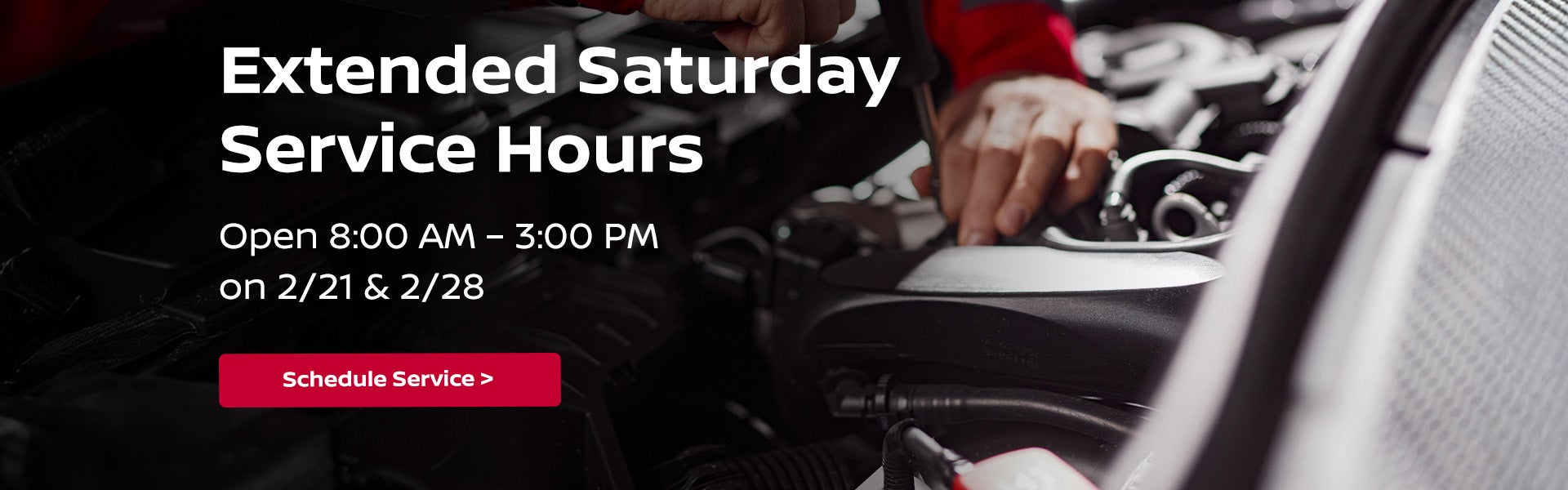 Extended Saturday Service Hours
