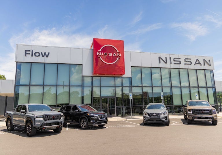dealership exterior Flow Nissan of Statesville in Statesville NC