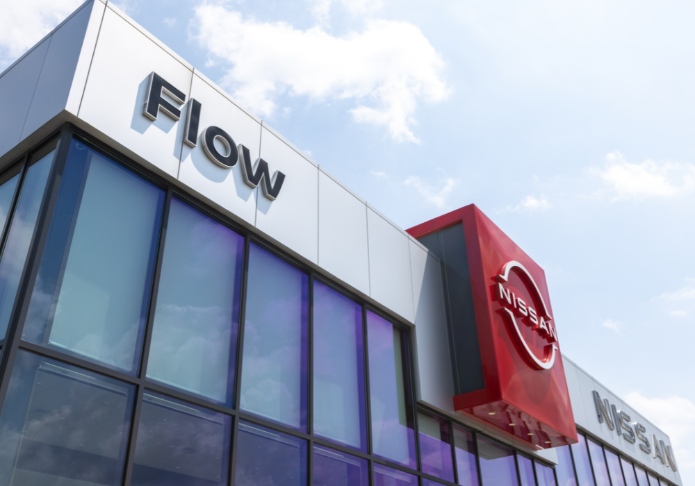Flow Nissan of Statesville dealership showroom